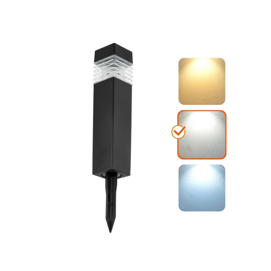 LED päikeselamp anduriga AURORA LED/1xAAA 4000K IP44 100 mAh
