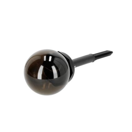 LED päikeselamp anduriga GLEAM LED/1,2V 3000K IP44 40 mAh suitsuhall/must