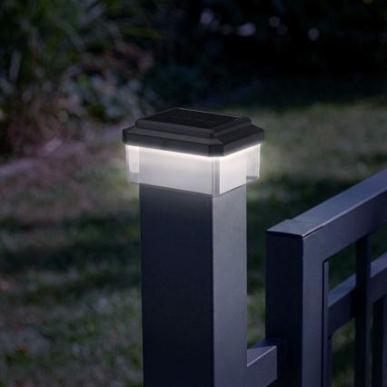 LED päikeselamp ELVO LED/4,5W/1,2V 300 mAh IP44 must
