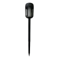 LED päikeselamp FLAME LED/1,2V 100 mAh 1800K 37 cm IP44 must