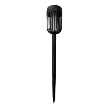 LED päikeselamp FLAME LED/1,2V 100 mAh 1800K 37 cm IP44 must