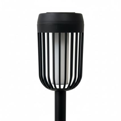 LED päikeselamp FLAME LED/1,2V 100 mAh 1800K 37 cm IP44 must