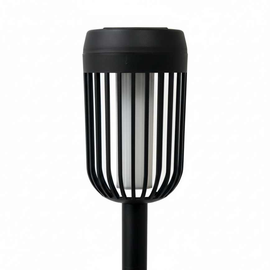 LED päikeselamp FLAME LED/1,2V 100 mAh 1800K 37 cm IP44 must
