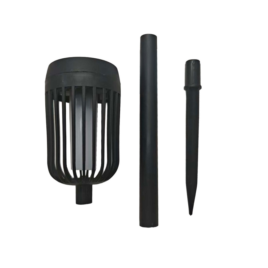 LED päikeselamp FLAME LED/1,2V 100 mAh 1800K 37 cm IP44 must