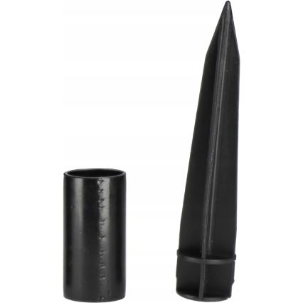 LED päikeselamp LED/1,2V 6500K 200 mAh läbimõõt 10 cm IP44 valge/must