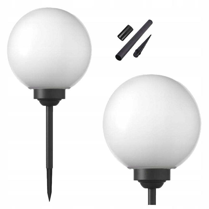 LED päikeselamp LED/1,2V 6500K 200 mAh läbimõõt 20 cm IP44 valge/must