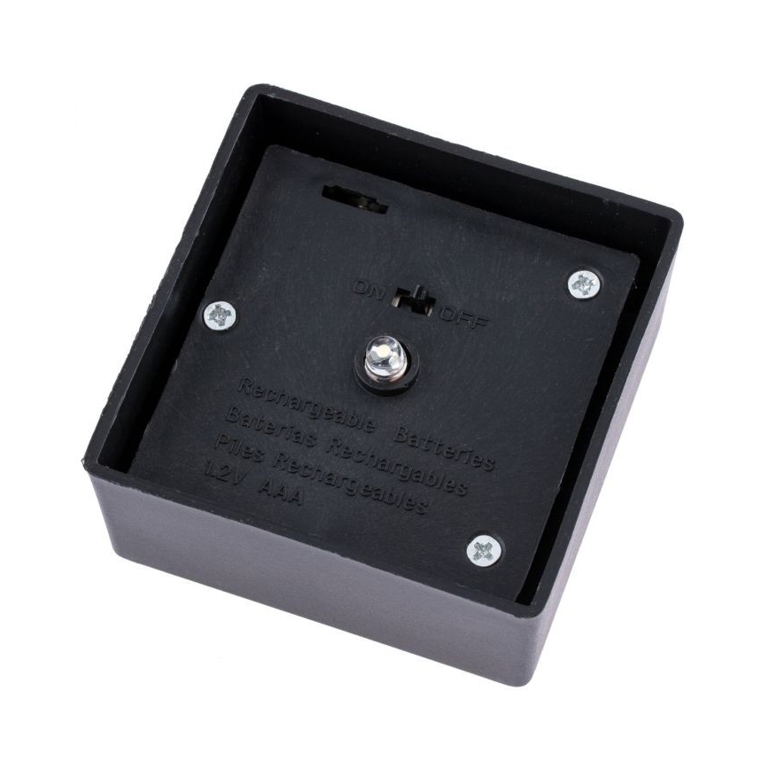 LED päikeselamp MARTIN LED/1,2V 150 mAh IP44 must