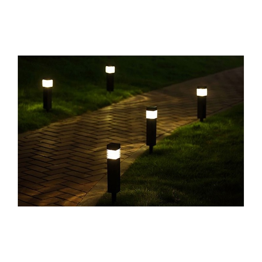 LED päikeselamp MARTIN LED/1,2V 150 mAh IP44 must