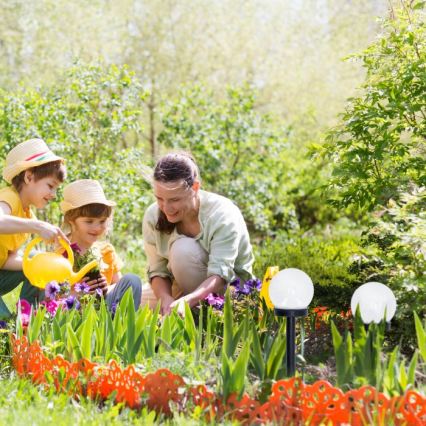 LED päikeselamp SPHERE LED/1,2V 4000K IP44 40 mAh läbimõõt 10 cm