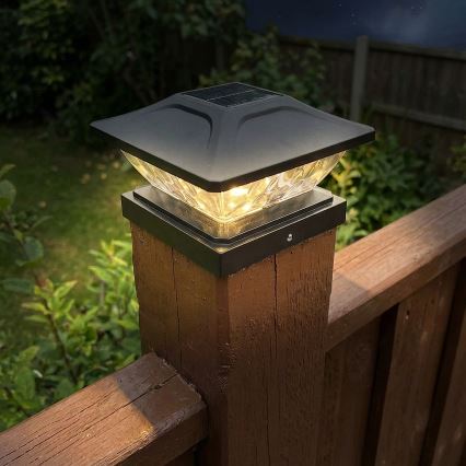 LED päikeselamp TOYA LED/4,5W/230V 3000/6500K 600 mAh IP44 must
