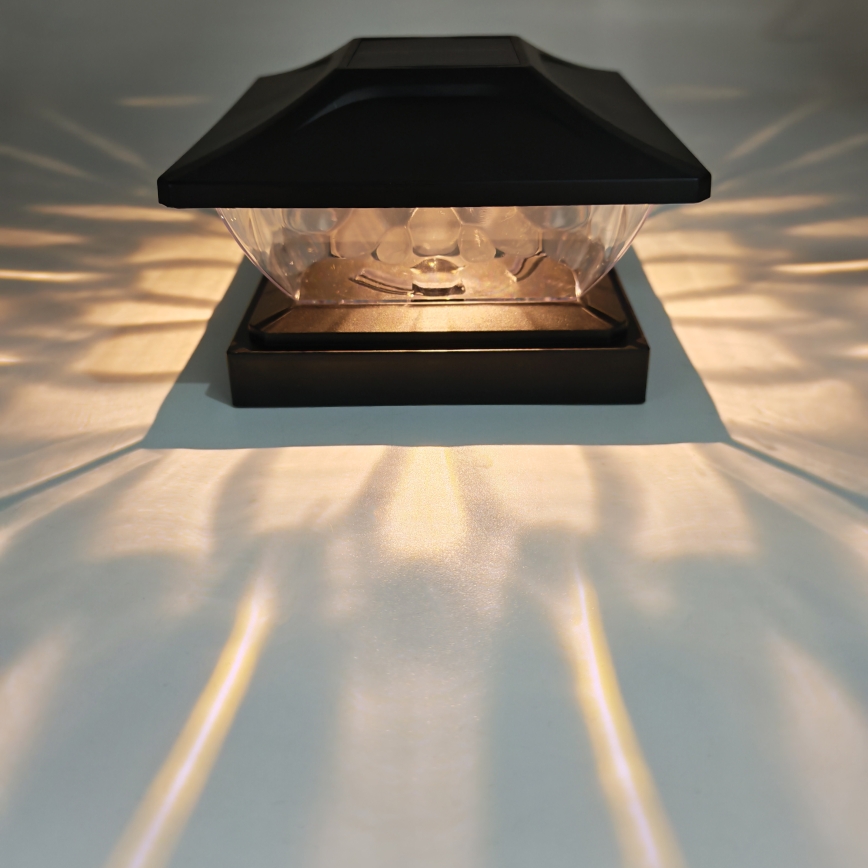 LED päikeselamp TOYA LED/4,5W/230V 3000/6500K 600 mAh IP44 must