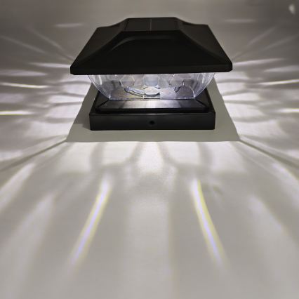 LED päikeselamp TOYA LED/4,5W/230V 3000/6500K 600 mAh IP44 must