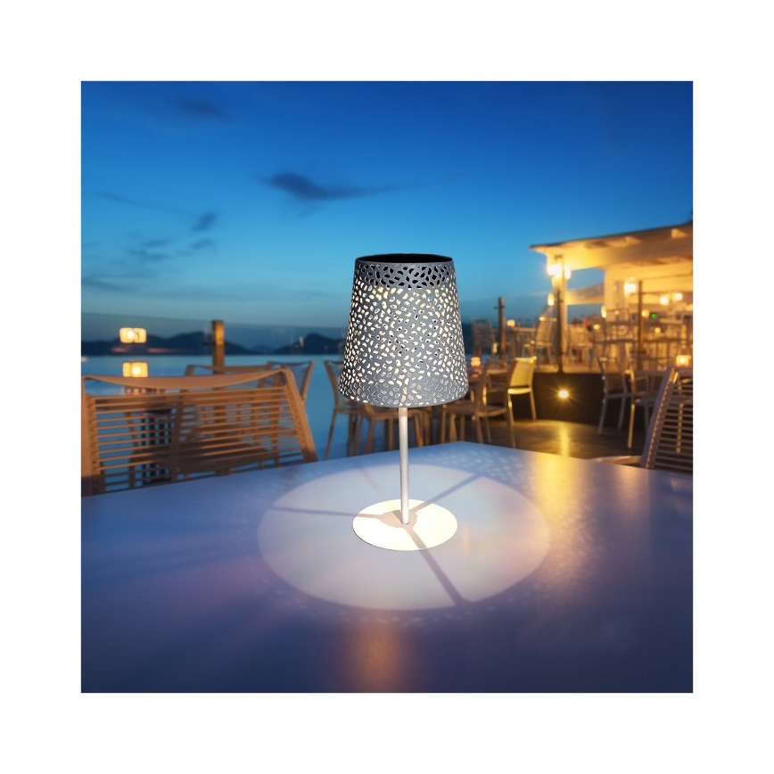 LED päikeselaualamp LUVETRA LED/1xAA 4000K IP44 200 mAh valge