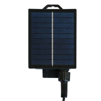 LED Hämardatav päikesepaneeliga väli valguskett PARTY 10xE27/3,7V 10 m IP44 + kaugjuhtimispult