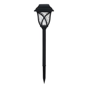 LED päikesepaneeliga aialamp LAWN LED/1,2V 100 mAh 3000K 44 cm IP44 must
