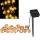 LED Päikesepaneeliga dekoratiivne kett BUBBLE GLASS 20xLED/8 funktsiooni 4,85 m 600 mAh IP44 soe valge