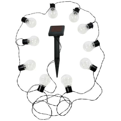 LED Päikesepaneeliga dekoratiivne kett LED/1,2V 300 mAh 3,8 m IP44