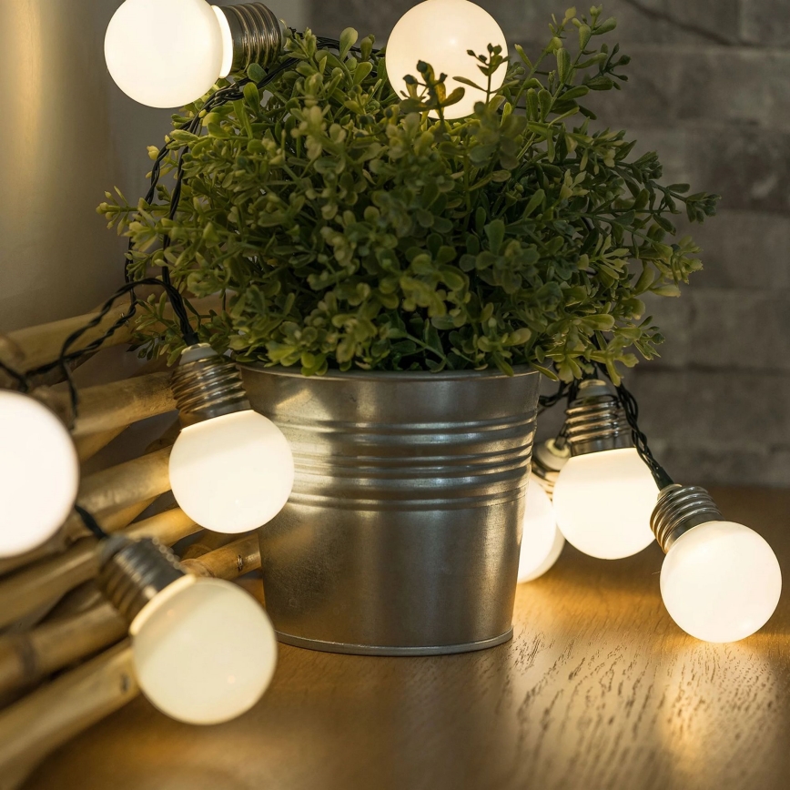 LED Päikesepaneeliga dekoratiivne kett LED/1,2V 300 mAh 3,8 m IP44
