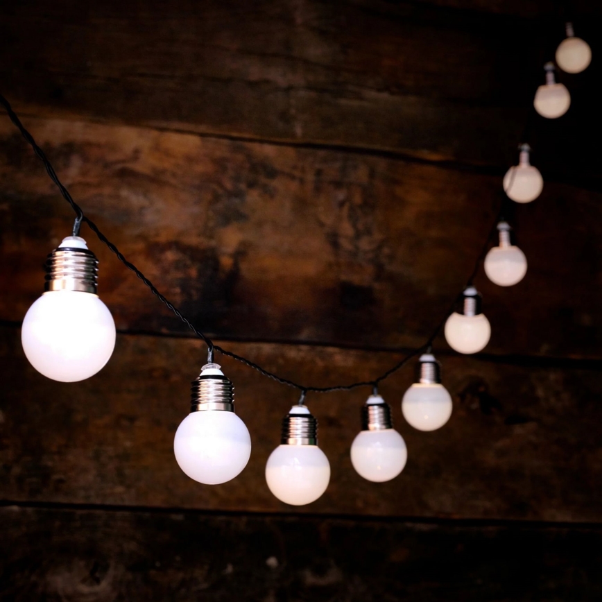 LED Päikesepaneeliga dekoratiivne kett LED/1,2V 300 mAh 3,8 m IP44