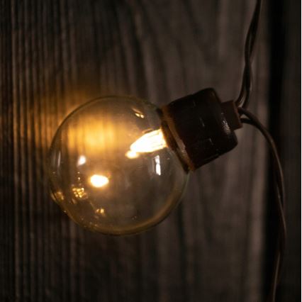 LED päikesepaneeliga dekoratiivne valguskett 30xLED/8 funktsiooni 500 mAh 10,6 m IP67 soe valge