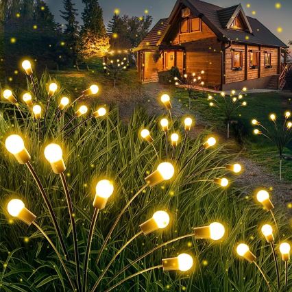 LED Päikesepaneeliga dekoratiivne valgusti 6xLED/1,2V 3000K 73 cm IP44