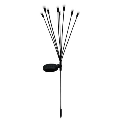 LED Päikesepaneeliga dekoratiivne valgusti 8xLED/1,2V 3000K 73 cm 600 mAh IP44