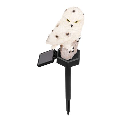 LED päikesetoitega dekoratiivvalgusti anduriga 6xLED/1,2V 3000K 40 cm 600 mAh IP44 öökull