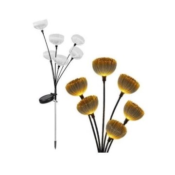 LED Päikesepaneeliga dekoratiivne valgusti LED/1,2V 3000K 80 cm 600 mAh IP44