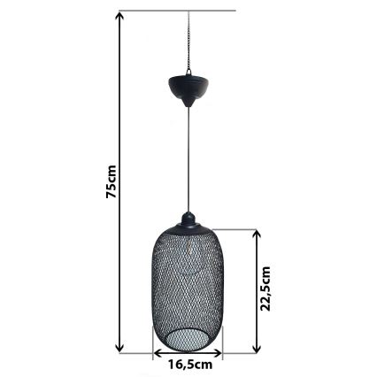 LED Päikesepaneeliga lühter nööril MEGGY 1,2V 200 mAh IP44