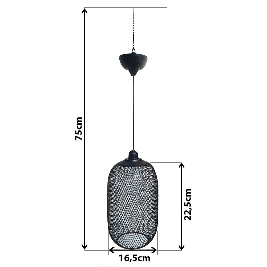 LED Päikesepaneeliga lühter nööril MEGGY 1,2V 200 mAh IP44