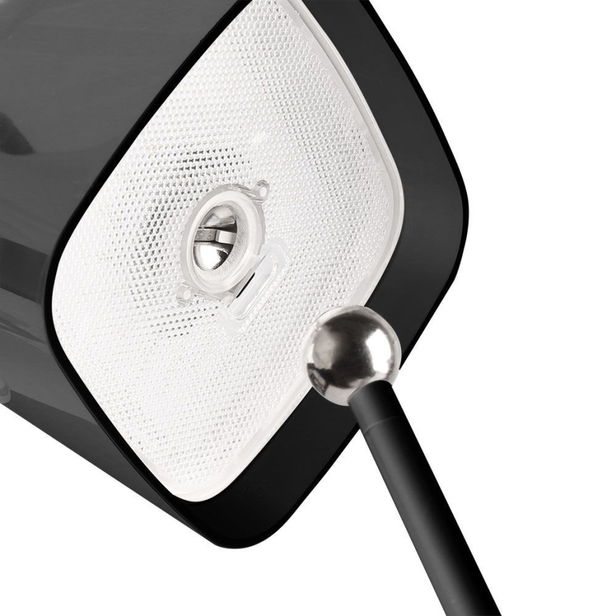 LED Päikesepaneeliga hämardatav magnetiga puutetundlik laetav laualamp LED/5W/5V 3000-6000K 3600 mAh IP65 must