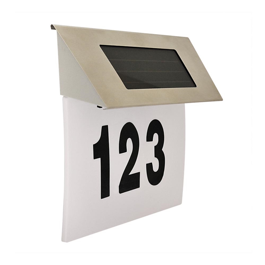 LED Päikesepaneeliga majanumber LED/1,2V 200 mAh IP44