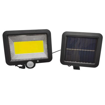 LED Päikesepaneeliga prožektor anduriga DUO LED/1W/3,7V IP44