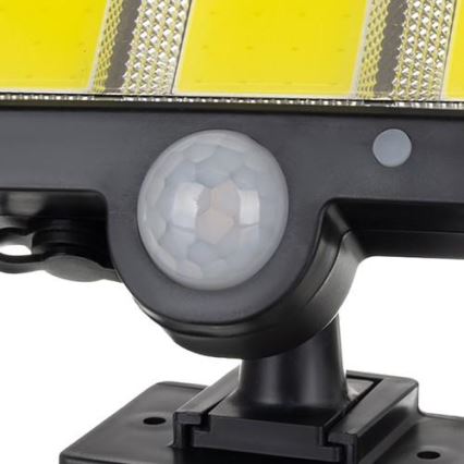 LED Päikesepaneeliga prožektor koos anduriga INTEGRA LED/3W/3,7V 1200 mAh IP44 + kaugjuhtimispult