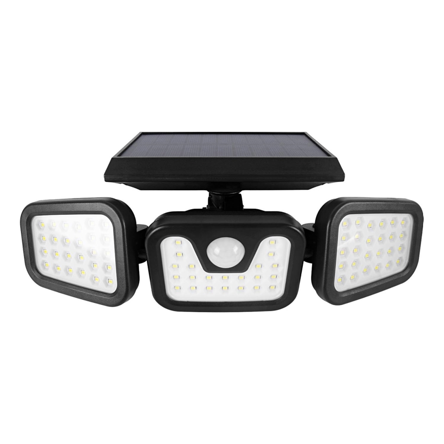 LED Päikesepaneeliga prožektor koos anduriga LED/1,5W/3,7V 6000K IP44 2400 mAh