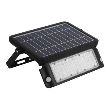 LED Päikesepaneeliga prožektor koos anduriga LED/10W/3,7V 4000K IP65 7200 mAh