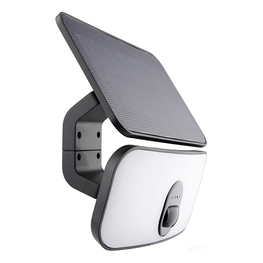 LED Päikesepaneeliga prožektor koos anduriga LED/13W/3,7V IP65 4000K 4000 mAh