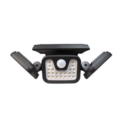 LED Paindlik päikesepaneeliga prožektor anduriga LED/15W/3,7V 2400 mAh IP54 4500K