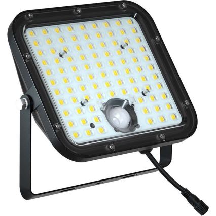 LED Päikesepaneeliga prožektor koos anduriga LED/30W/6,4V 4000K 6000 mAh + kaugjuhtimispult