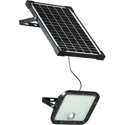 LED Päikesepaneeliga prožektor koos anduriga LED/30W/6,4V 4000K 6000 mAh + kaugjuhtimispult