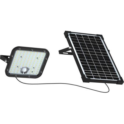 LED Päikesepaneeliga prožektor koos anduriga LED/30W/6,4V 4000K 6000 mAh + kaugjuhtimispult