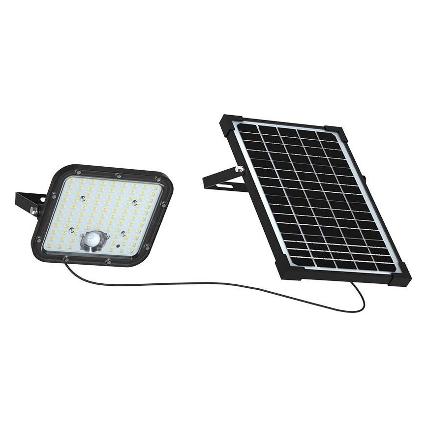 LED Päikesepaneeliga prožektor koos anduriga LED/30W/6,4V 4000K 6000 mAh + kaugjuhtimispult
