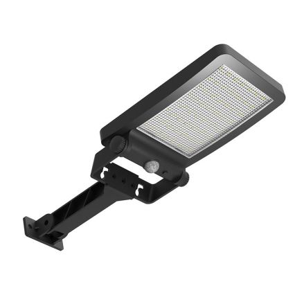 LED Päikesepaneeliga prožektor koos anduriga LED/5W/3,7V 4000K 1500 mAh IP54 must