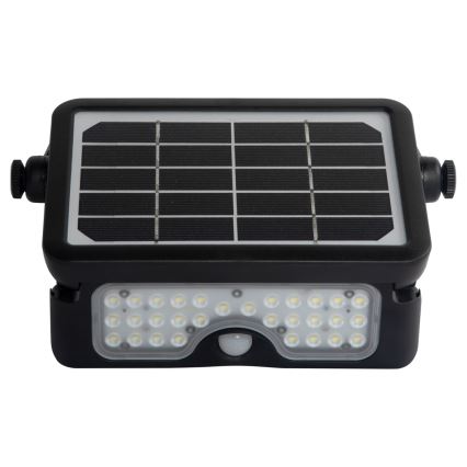 LED Päikesepaneeliga prožektor koos liikumis-ja hämarusanduriga EPAD LED/5W/3000 mAh 3,7V 4000K IP65