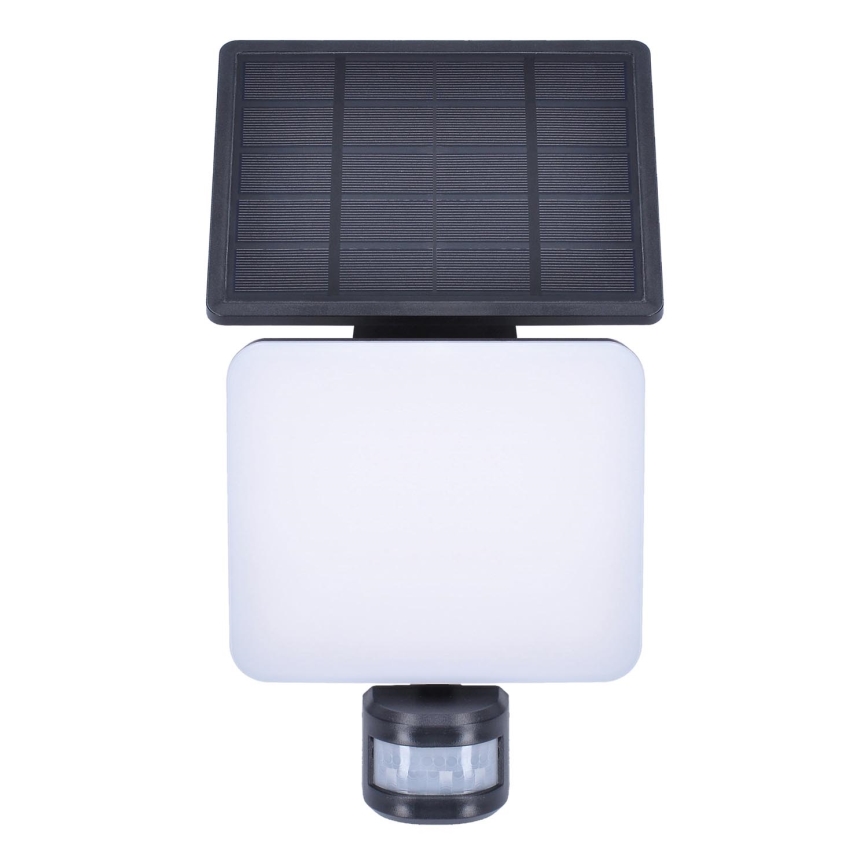 LED Päikesepaneeliga prožektor koos liikumisanduriga LED/11W/3,7V 4400mAh 3000K/4000K/6500K IP54
