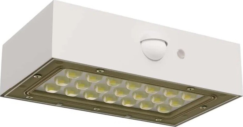 LED Päikesepaneeliga prožektor koos liikumisanduriga LED/3,7V 1200mAh 4000K IP65 valge