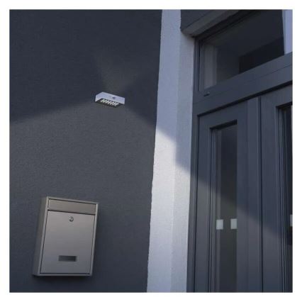 LED Päikesepaneeliga prožektor koos liikumisanduriga LED/3,7V 1200mAh 4000K IP65 valge