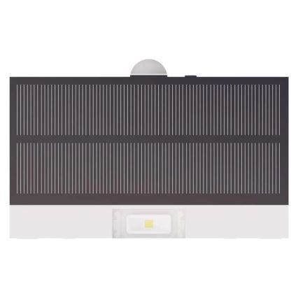 LED Päikesepaneeliga prožektor koos liikumisanduriga LED/3,7V 1200mAh 4000K IP65 valge