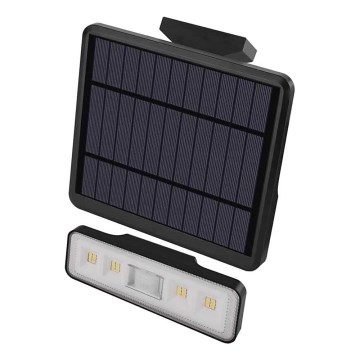 LED Päikesepaneeliga prožektor koos liikumisanduriga LED/3,7V 2500mAh 4000K IP54