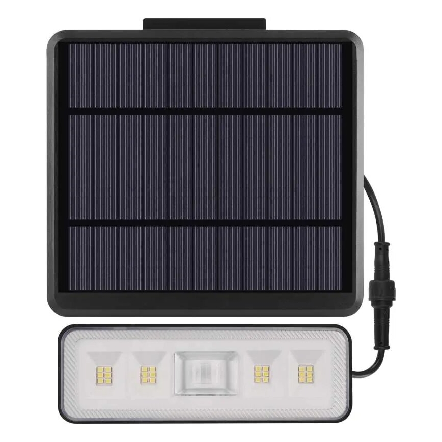 LED Päikesepaneeliga prožektor koos liikumisanduriga LED/3,7V 2500mAh 4000K IP54